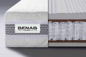 BENAB LATEXO prírodný taštičkový matrac 80x190 cm Prací poťah Medicott Silver 3D