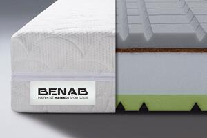 BENAB AUSTIN matrac s pamäťovou penou a kokosom 80x195 cm Prací poťah Medicott Silver 3D