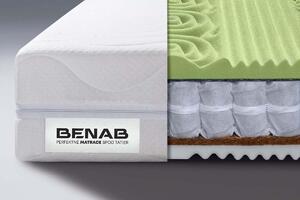 BENAB ERGOMAX Soft/Hard taštičkové matrace 1+1 (2 ks) 90x195 cm Poťah so striebrom