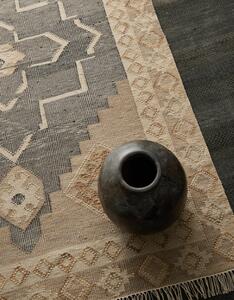 Diamond Carpets koberce Ručne viazaný kusový koberec Heriz Wood DE 2005 Grey Mix - 80x150 cm
