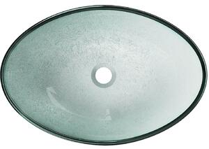 MEXEN - Sonia sklenené umývadlo na dosku 54 cm - strieborná - 24145411