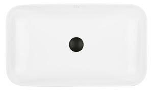 Oltens Hadsel umývadlo 61x35 cm obdĺžnik pultové umývadlo biela 40826000