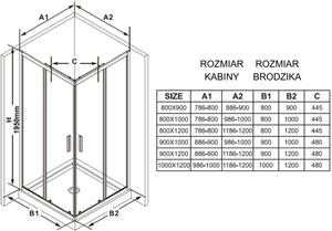 Ravak Blix Slim sprchové dvere 90 cm posuvné strieborná lesklá/priehľadné sklo X1XM70C00Z1