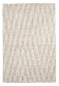 Krémový ručne tkaný vlnený koberec 160x230 cm Calira – Kave Home