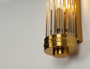 MaxLight Florence nástenná lampa 2x40 W mosadzná W0240