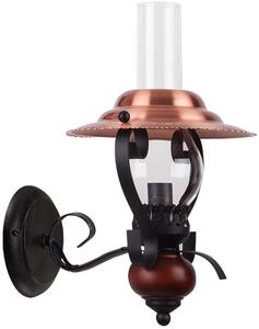 Rabalux Enna nástenná lampa 1x40 W čierna-priehľadná 7868