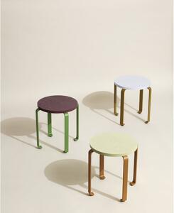 Hnedo-modrá stolička z jaseňového dreva Smile - Hübsch