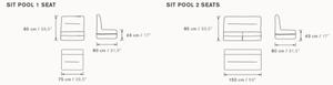 OGO SIT POOL 2 - ležadlo do exteriéru Zelená