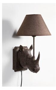 Hnedé nástenné osvetlenie Kare Design Rhino