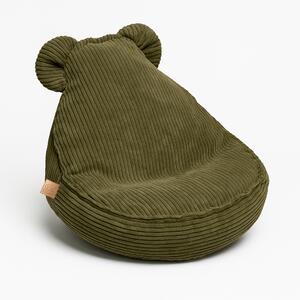 Sedací vak s uškami Teddy Aesthetic Khaki