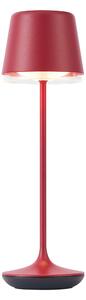 Stolná lampa červená vrátane LED IP65 Nabíjateľná s nabíjacou stanicou - Treble