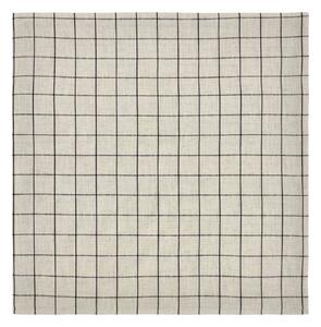 Bavlnený obrus Join Black/Off-white 150 × 150 cm