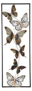 Kovová nástenná dekorácia Mauro Ferretti Butterflies