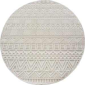 Ayyildiz , Kusový koberec Helix 2202 cream kruh, 120x120, béžová, chodba / predsieň