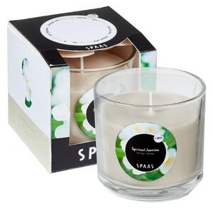 Vonná sviečka v skle SPIRITUAL JASMINE 8,5 cm krémová