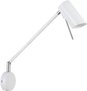 Candellux Milly nástenná lampa 1x40 W biela 21-73907