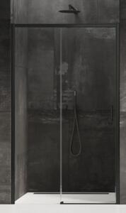 New Trendy Prime sprchové dvere 100 cm posuvné čierna polmatná/priehľadné sklo D-0316A