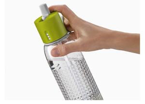 Zelená športová fľaša s počítadlom plnenia Josoph Josoph Dot Active, 750 ml