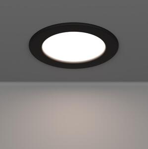 Eglo 901387 - LED zapustené svietidlo FUEVA LED/6,3W/230V priemer 11,9 cm čierne