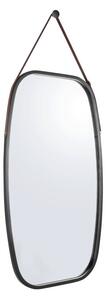 Nástenné zrkadlo v čiernom ráme PT LIVING Idylic, dĺžka 74 cm