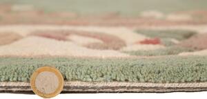 Zelený vlnený koberec Flair Rugs Aubusson, 150 × 240 cm