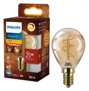 LED stmievateľná žiarovka VINTAGE Philips P45 E14/3,1W/230V 2200K
