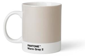 Sivý keramický hrnček 375 ml Warm Gray 2 – Pantone