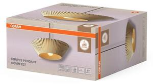 Osram - Závesný luster na lanku DECOR STRIPES 1xE27/10W/230V pr. 40,5 cm béžový