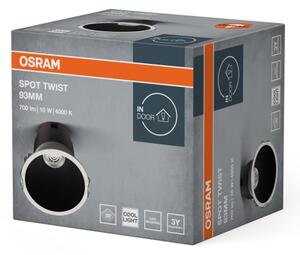 Osram - LED zapustené svietidlo SPOT TWIST LED/10W/230V pr. 9,3 cm biela/čierna