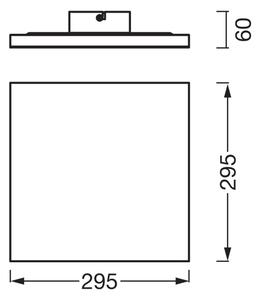Osram - prisadený LED panel PLANON LED/20W/230V 3000K 30x30 cm biela