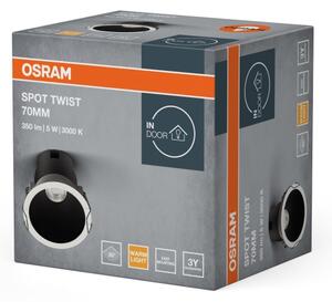 Osram - LED podhľadové svietidlo SPOT TWIST LED/5W/230V 3000K priemer 7 cm biela/čierna