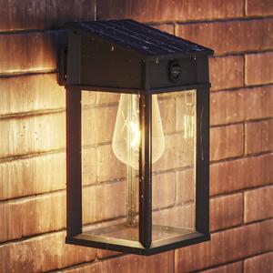 Philips LED solárne vonkajšie nástenné svietidlo Geri UE senzor, hranaté, IP44