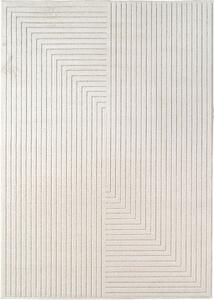 Ayyildiz , Behúň Nova 1202 cream - na von aj na doma, 80x250, biela, chodba / predsieň