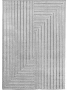 Ayyildiz , Kusový koberec Nova 1202 silver - na von aj na doma, 80x150, šedá, chodba / predsieň