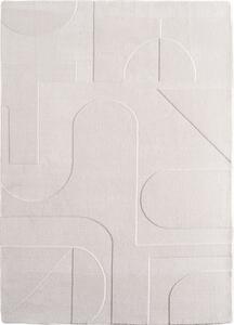 Ayyildiz , Kusový koberec Pompei 1614 cream, 80x150, biela, chodba / predsieň