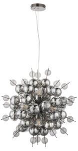 Endon 81583 - Luster na lanku JOULES 9xE14/7W/230V lesklý chróm/dymová