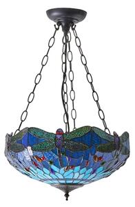 Endon 64075 - Luster na reťazi Tiffany DRAGONFLY 3xE27/60W/230V pr. 41 cm