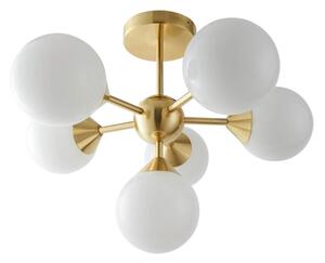 Endon 76501 - Luster na tyči OSCAR 6xG9/5W/230V zlatý