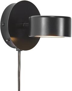 Nordlux Clyde nástenná lampa 1x5 W čierna 2010821003