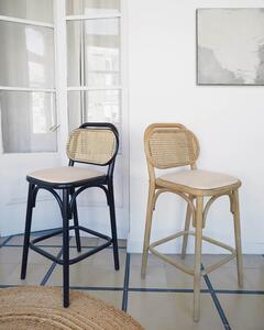 MUZZA Barová stolička enairod 65 cm čierna