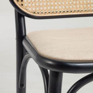 MUZZA Barová stolička enairod 65 cm čierna