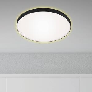 LED stropné svietidlo Flet s podsvietením, Ø 35,5 cm