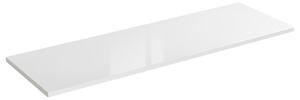 Kúpeľňová doska 120 cm biely lesk (CAPRI WHITE 892 FSC)