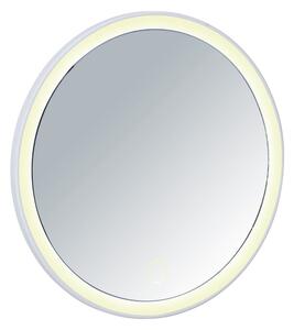 Biele zrkadlo s LED osvietením Wenko Isola