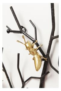 Kovový nástenný vešiak Kare Design Ants On A Tree, výška 63 cm