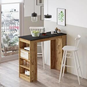 Barový stôl Houseland Masasi borovica Atlantic/čierna