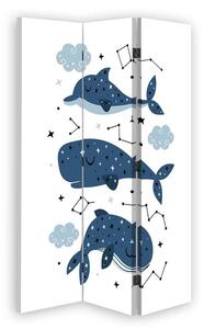 Paraván Ocean friends Rozmery: 110 x 170 cm, Prevedenie: Klasický paraván