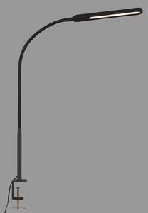 Upínacia LED lampa Servo, stmievateľná, CCT čierna