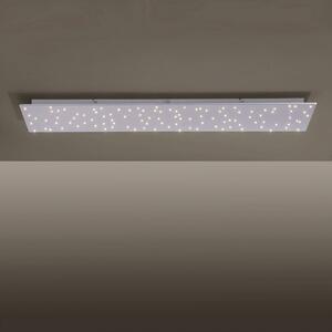 Stropné LED svetlo Sparkle CCT dim oceľ 100x45 cm