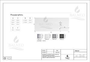 Balneo Stone Tray štvorcová sprchová vanička 90x90 cm sivá STFLG909025